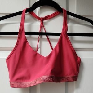Under Armour Women's Vivid Pink Sports Bra